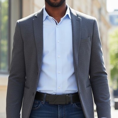 Ceinture pour homme | Élégance Cuir Véritable - Les sacs de trésors