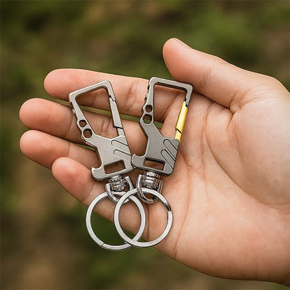 Mousqueton porte - clé | Robuste & Pratique - Les sacs de trésors