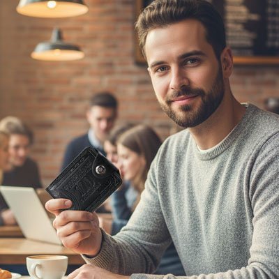 Portefeuille homme | Élégance Cuir Véritable - Les sacs de trésors