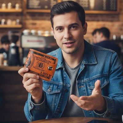 Portefeuille homme | Élégance Cuir Véritable - Les sacs de trésors