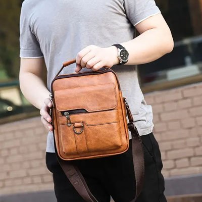 Sac bandoulière homme | Urban Élégance - Les sacs de trésors